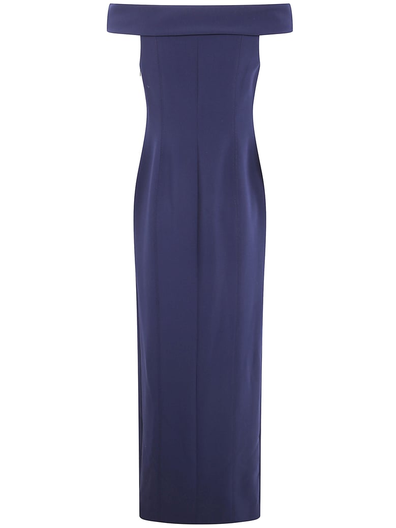 adlar short sleeves gown long dress by Selfnex