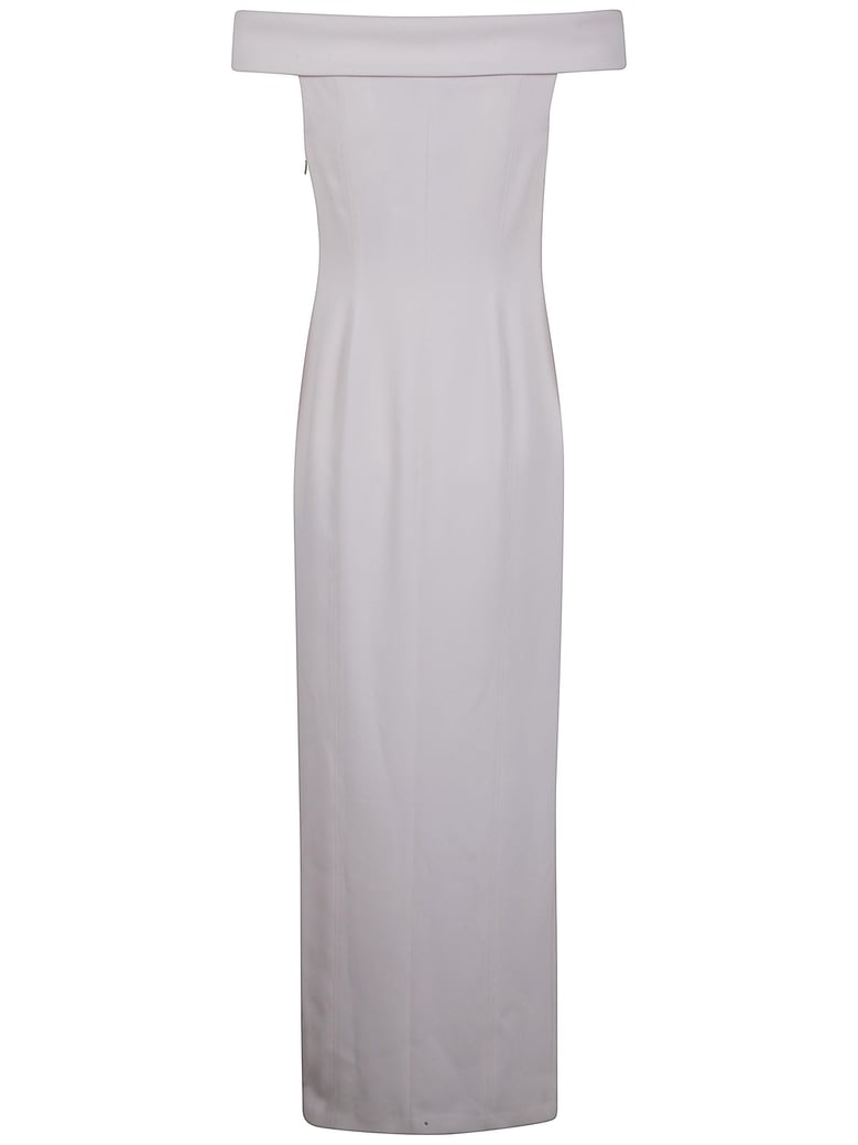 adlar short sleeves gown long dress by Selfnex