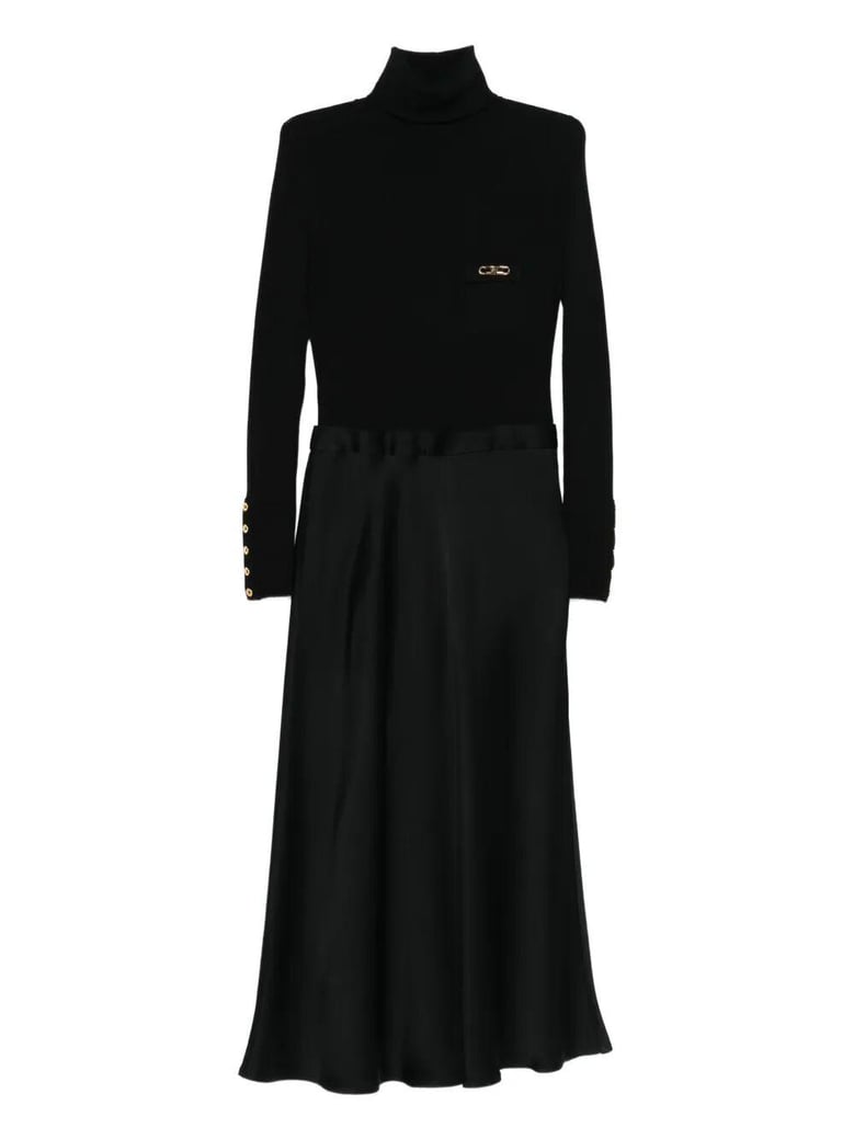 double fabric dress by Selfnex