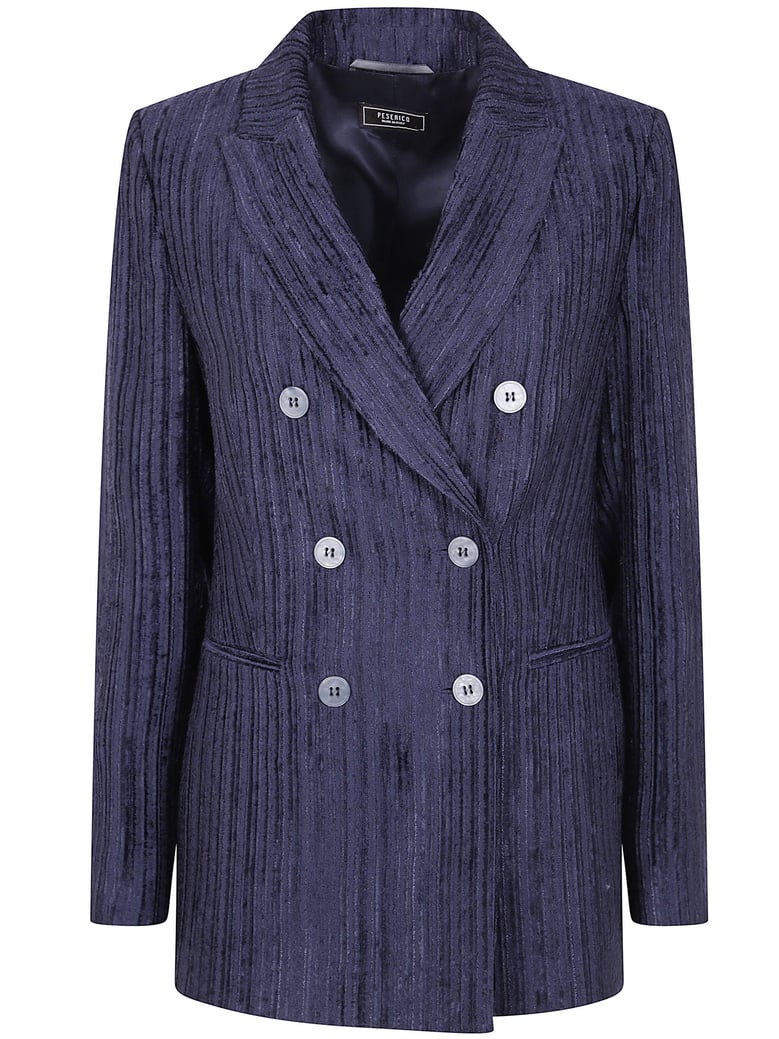 double breasted velvet jacket by Selfnex