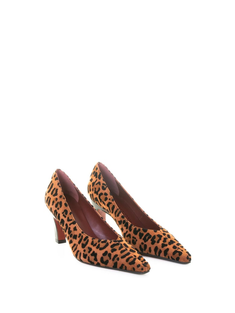 roberto festa leopard suede pumps by Selfnex