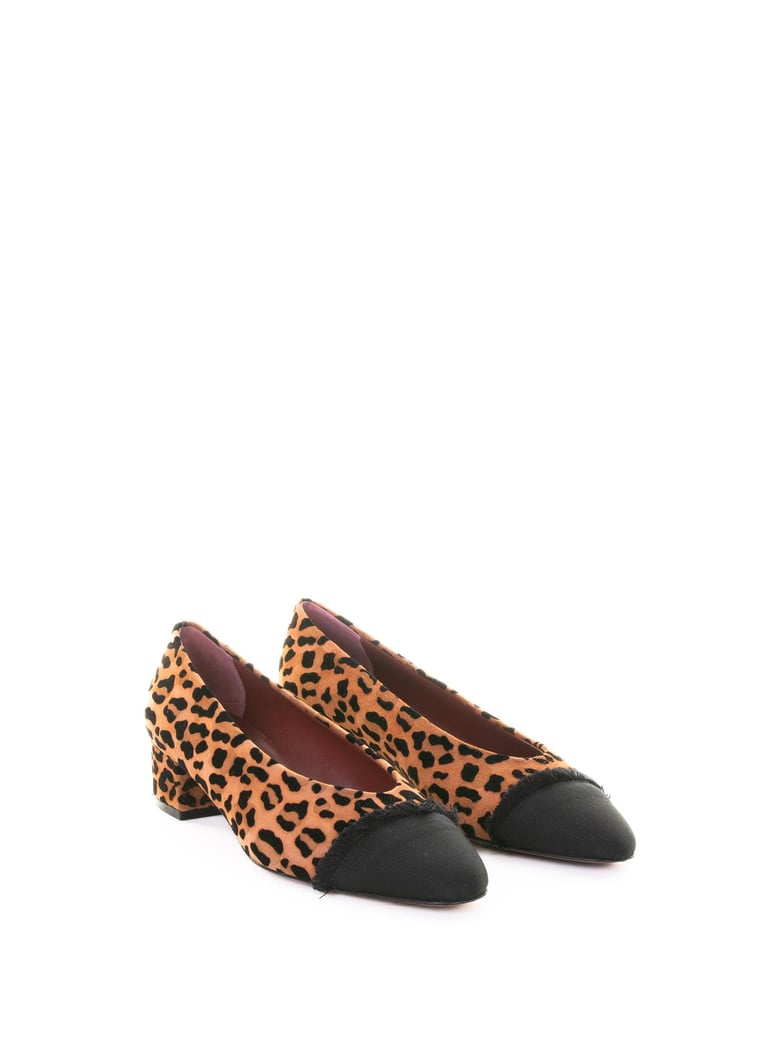 roberto festa leopard suede pumps by Selfnex