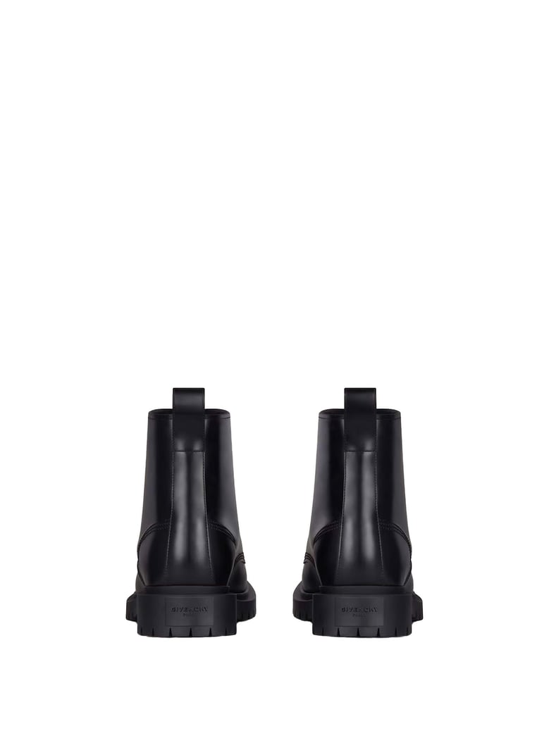 givenchy lace-up leather boots by Selfnex