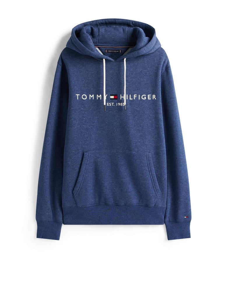 blue hoodie with lettering by Selfnex