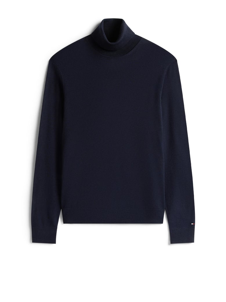dark blue turtleneck by Selfnex