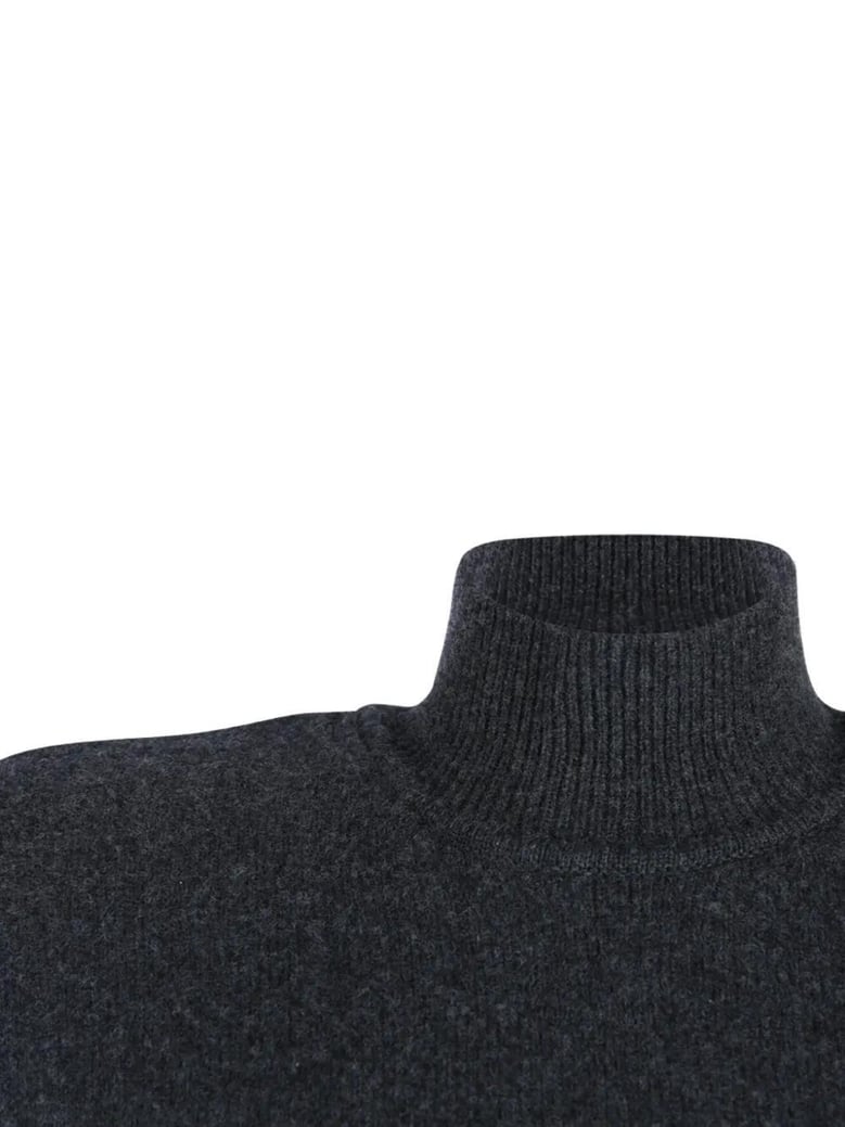 dark grey wool and cashmere dress by Selfnex