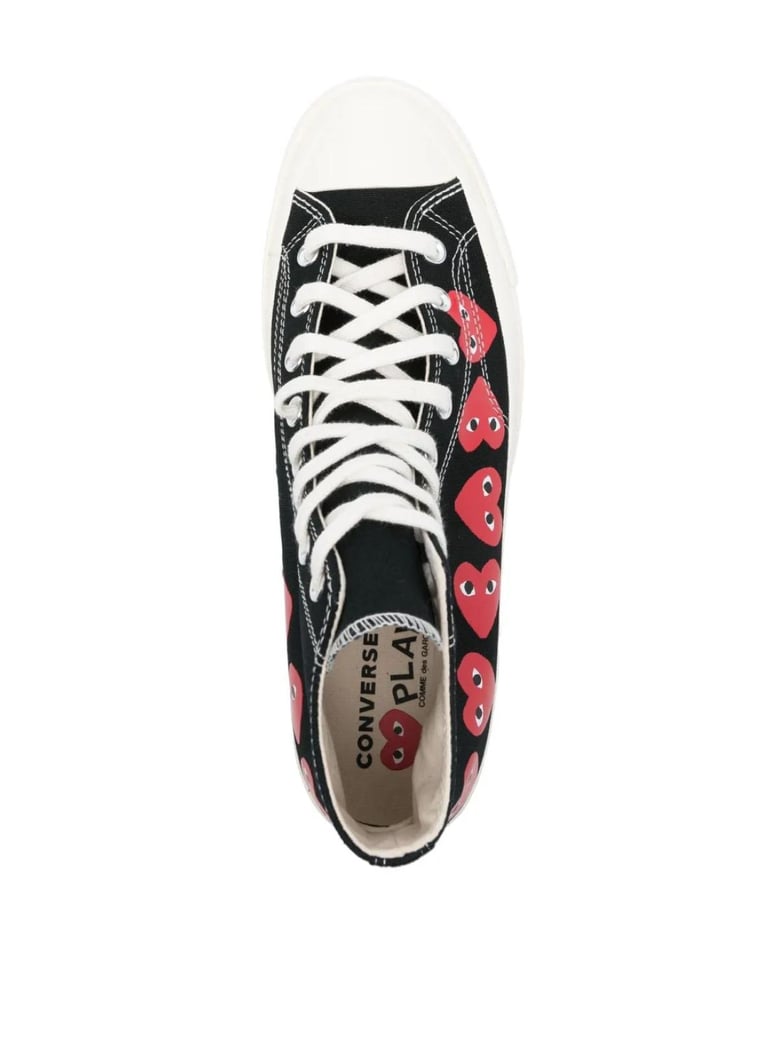 comme des garçons play x converse chuck 70 hi sneakers by Selfnex