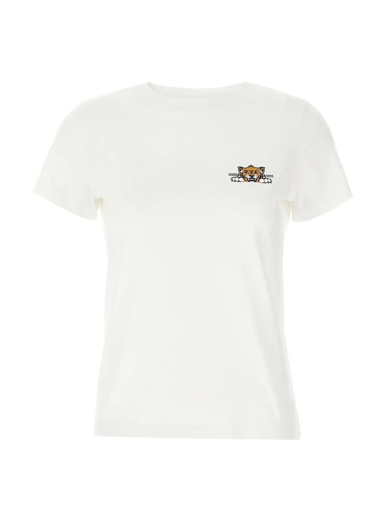 happy tiger logo t-shirt by Selfnex