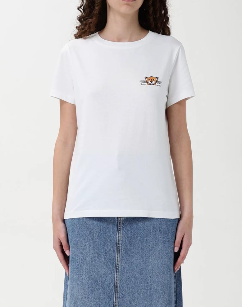 happy tiger logo t-shirt by Selfnex