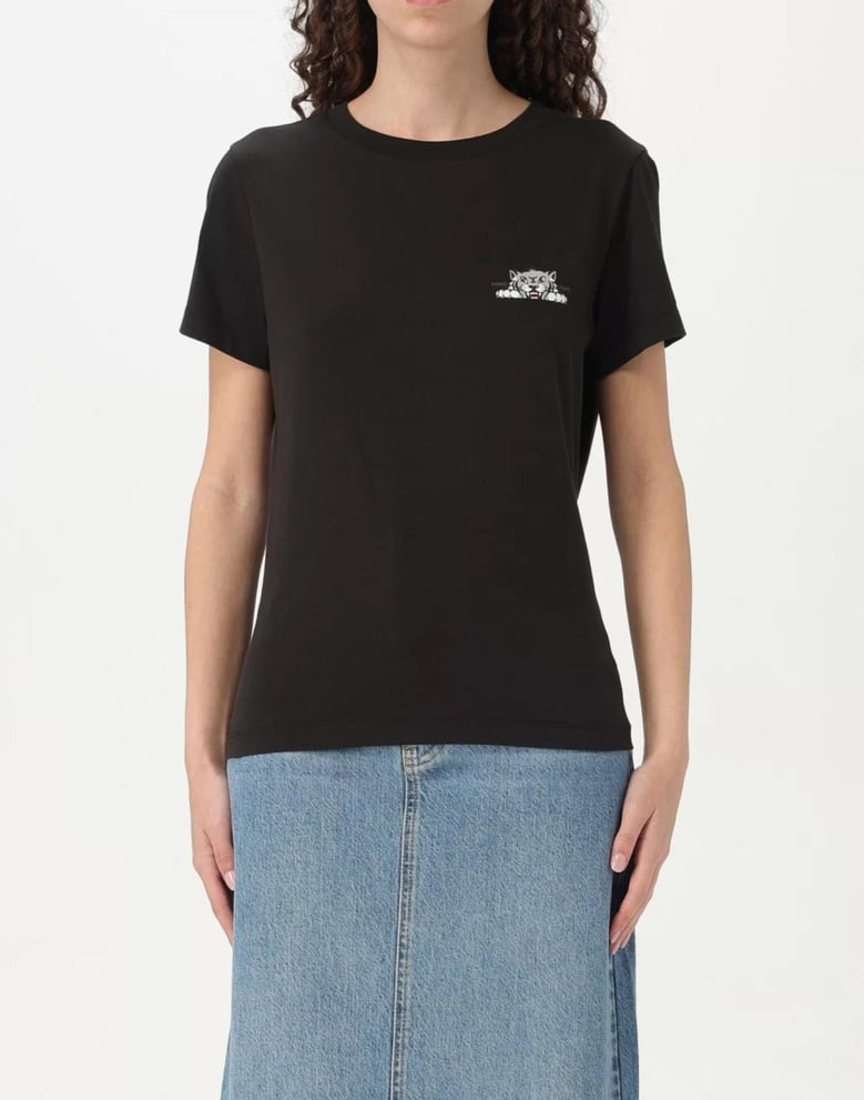 happy tiger logo t-shirt by Selfnex