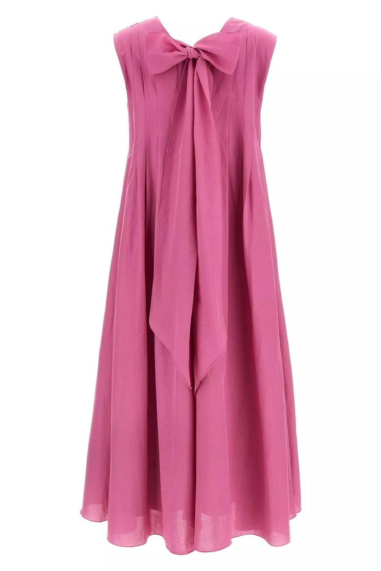 cotton and ramie piega dress by Selfnex