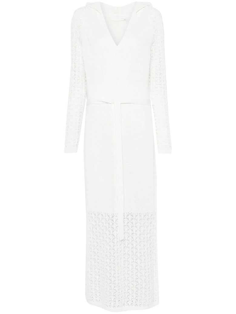wylie lace knit hooded dress by Selfnex