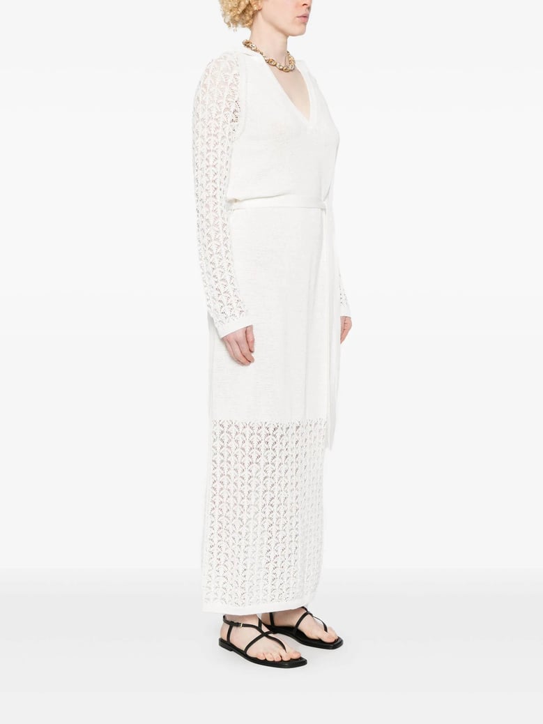 wylie lace knit hooded dress by Selfnex