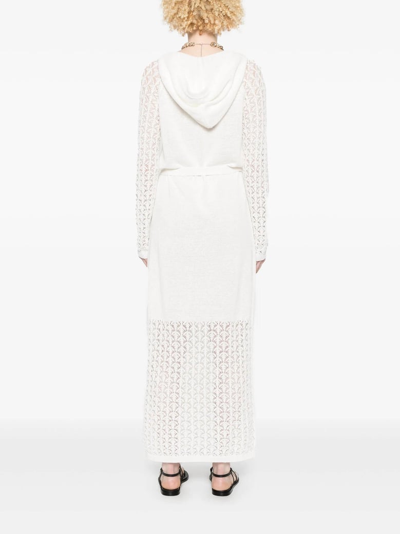 wylie lace knit hooded dress by Selfnex
