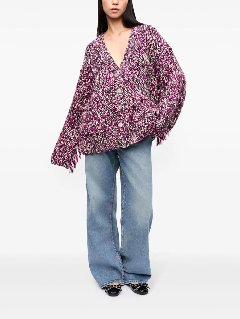 hand knitted wool cardigan by Selfnex