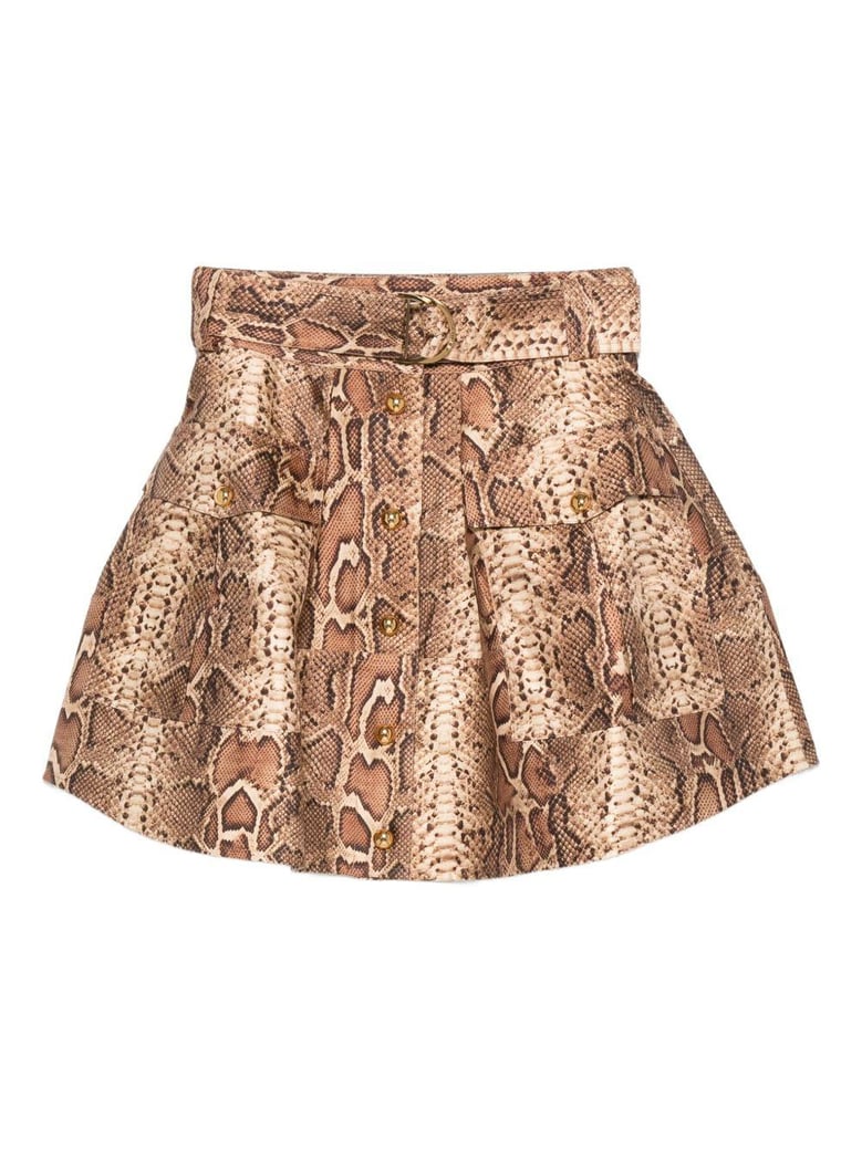 hypnotic utility mini skirt by Selfnex