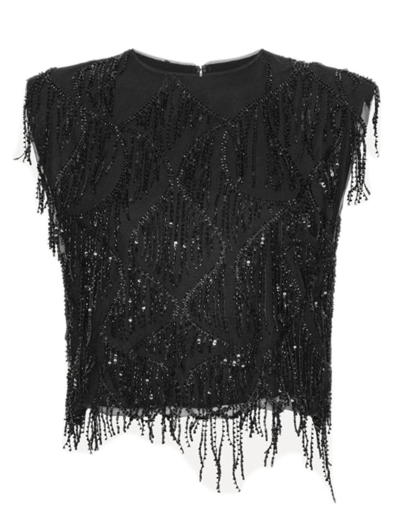 sequinds sleeveless top by Selfnex