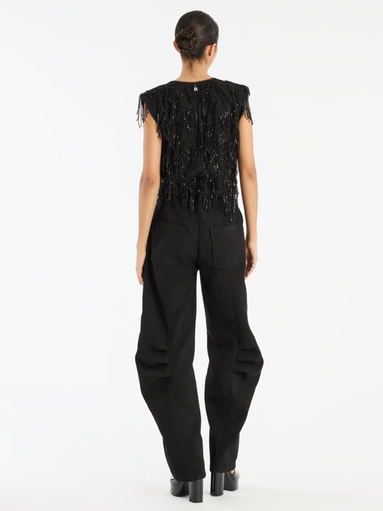 sequinds sleeveless top by Selfnex