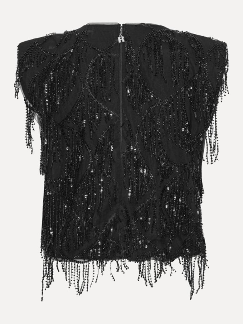sequinds sleeveless top by Selfnex