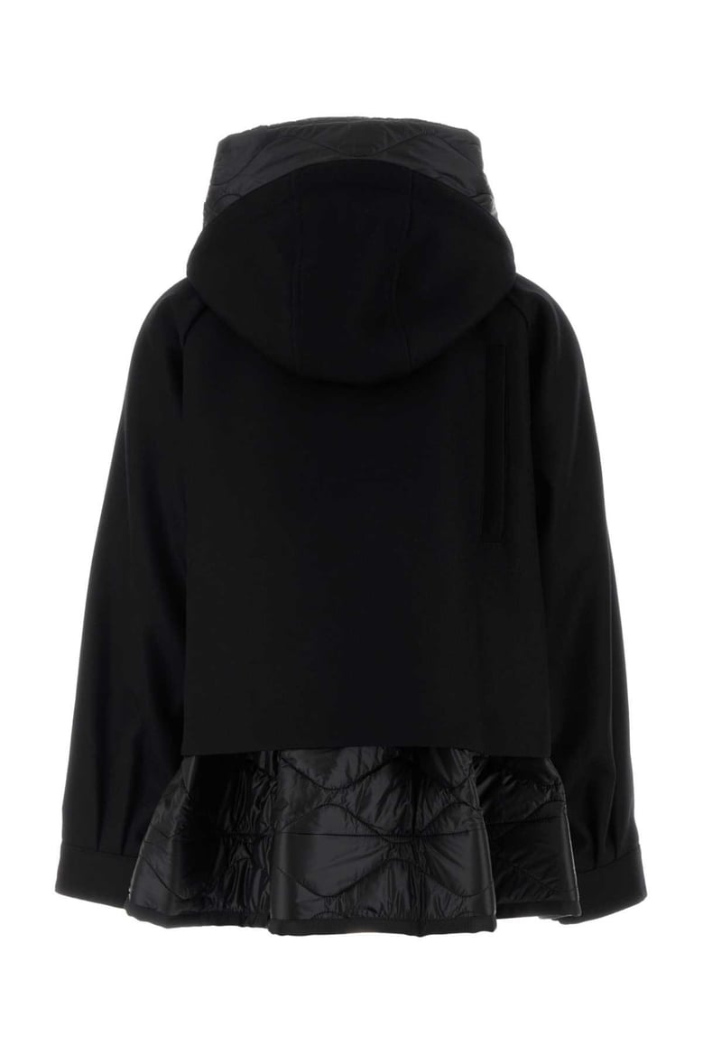 wool melton blouson by Selfnex