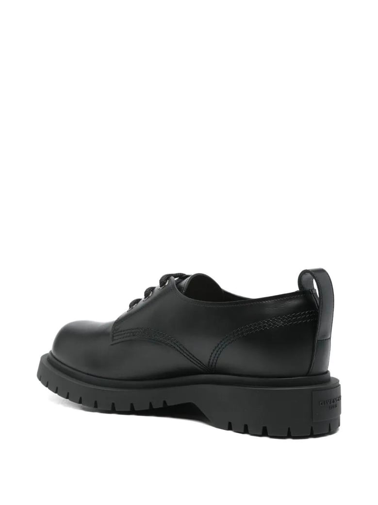 derby chunky in pelle spazzolata by Selfnex