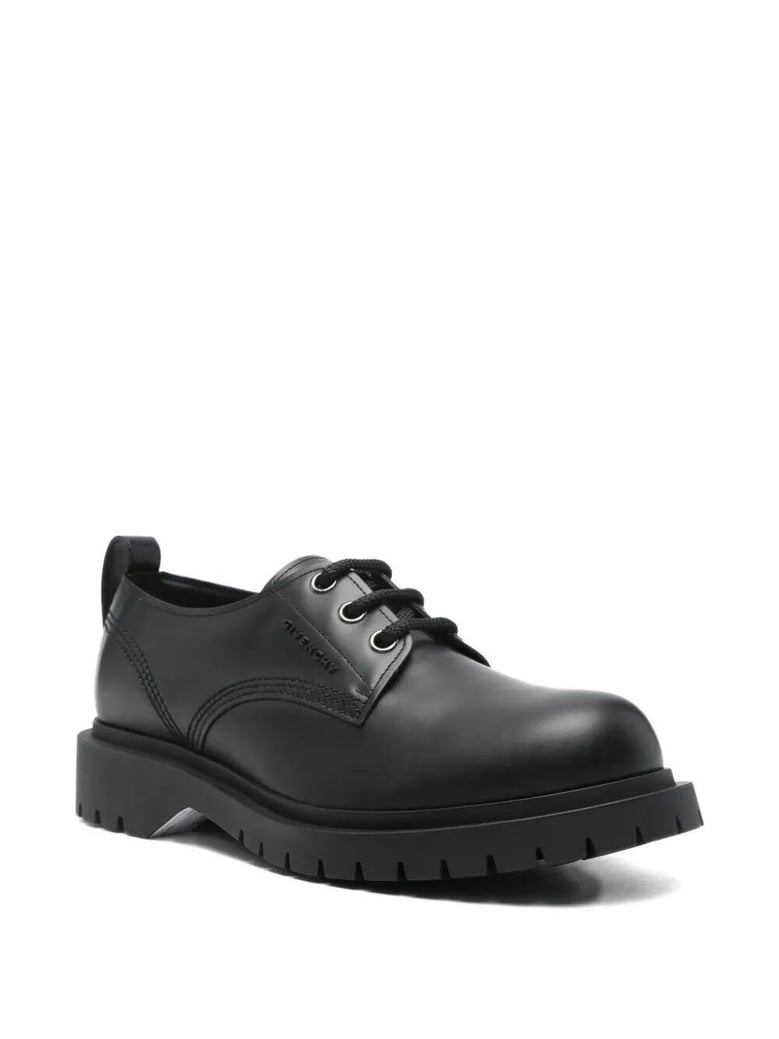 derby chunky in pelle spazzolata by Selfnex