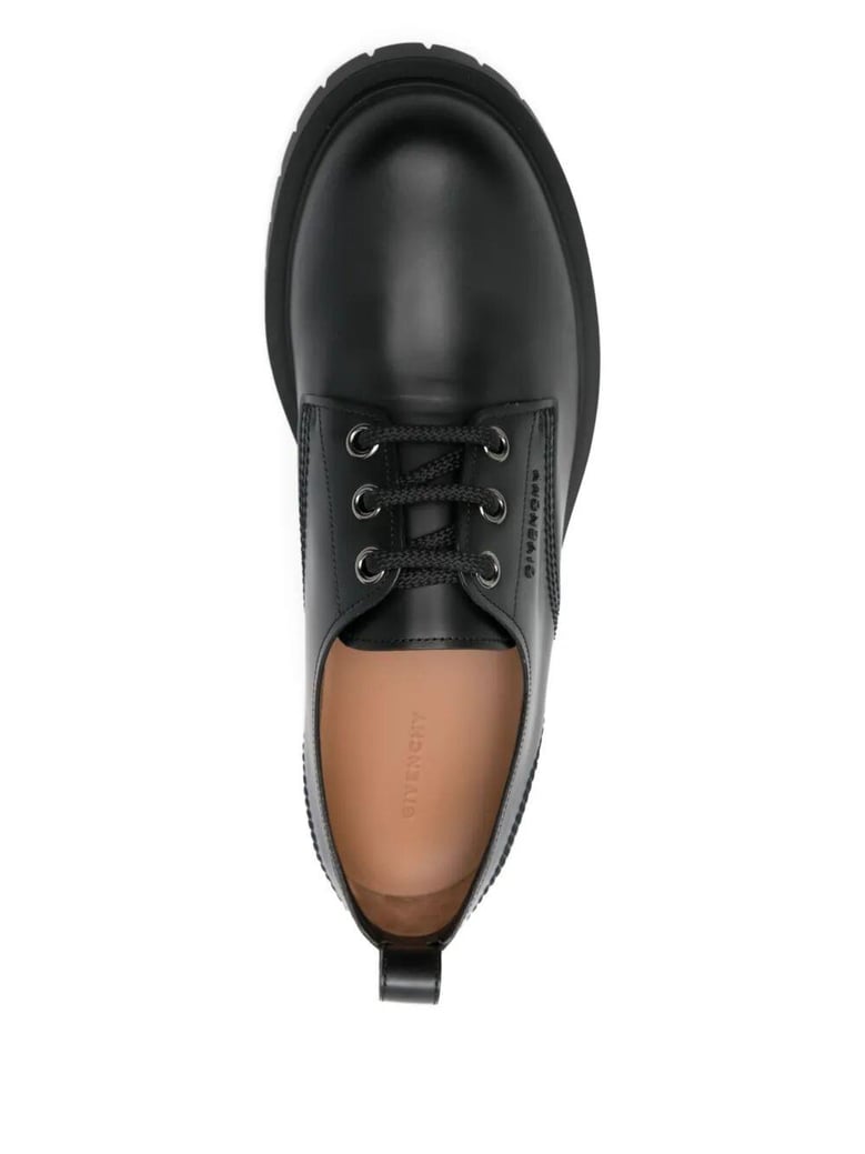 derby chunky in pelle spazzolata by Selfnex