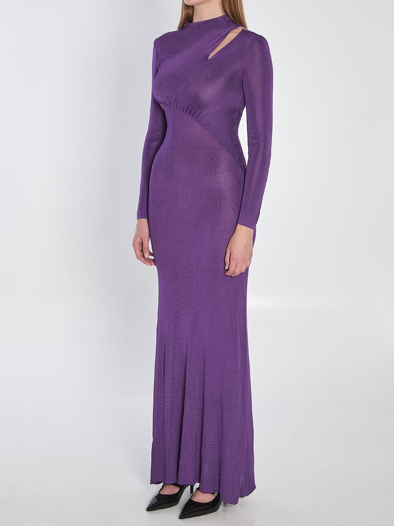 viscose knit maxi dress by Selfnex