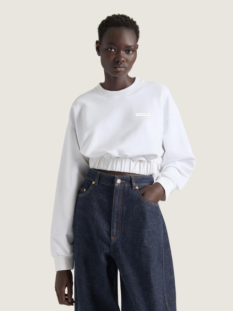 short fleece sweatshirt by Selfnex