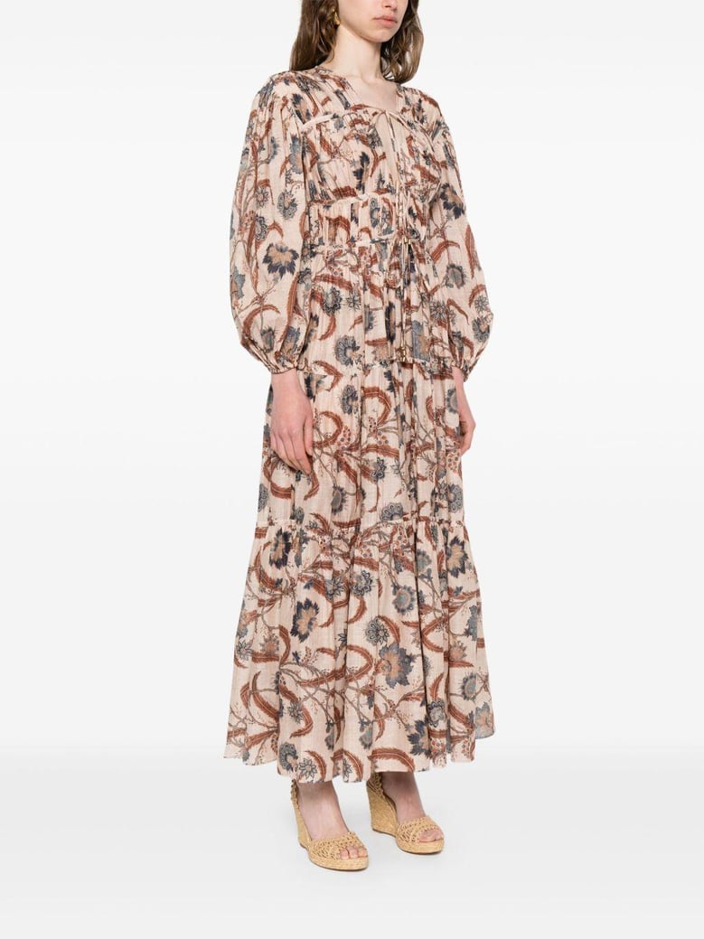 ascension tie billow maxi by Selfnex