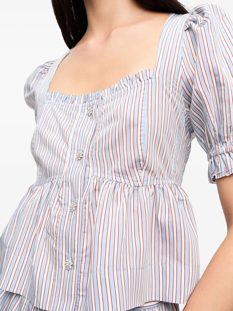 striped blouse by Selfnex