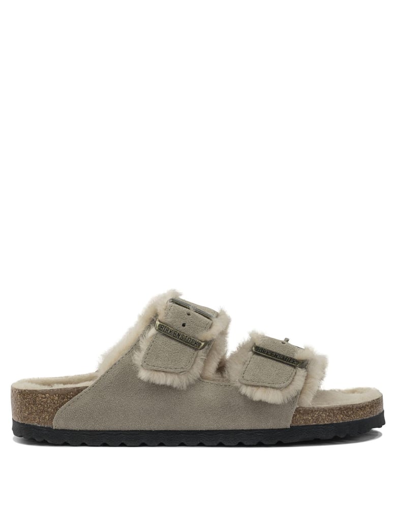arizona shearling sandals by Selfnex