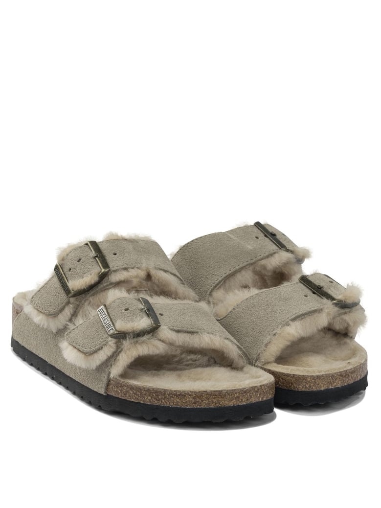 arizona shearling sandals by Selfnex