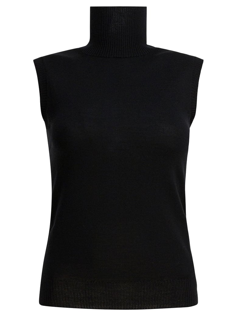 mock neck sleeveless by Selfnex