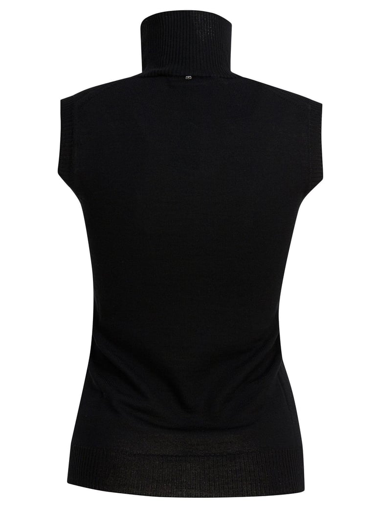 mock neck sleeveless by Selfnex