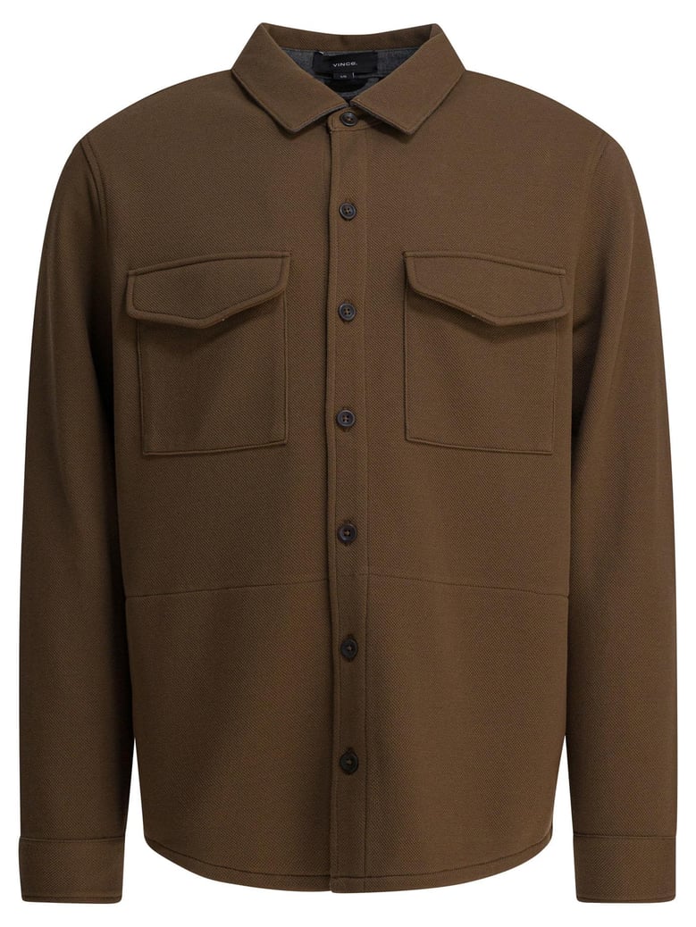 cotton overshirt jacket by Selfnex