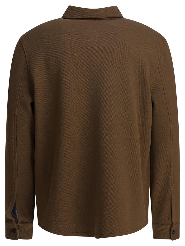cotton overshirt jacket by Selfnex