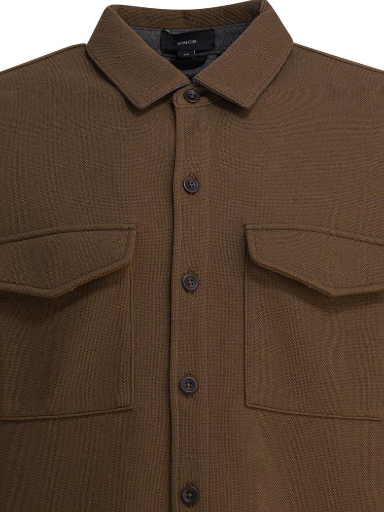 cotton overshirt jacket by Selfnex