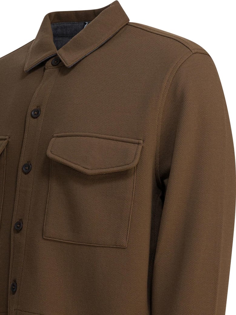 cotton overshirt jacket by Selfnex