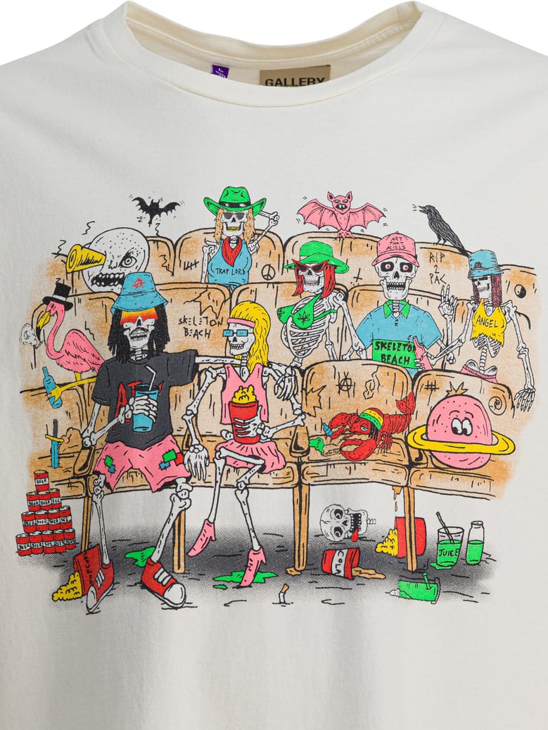 skeleton beach theater tee t-shirt by Selfnex