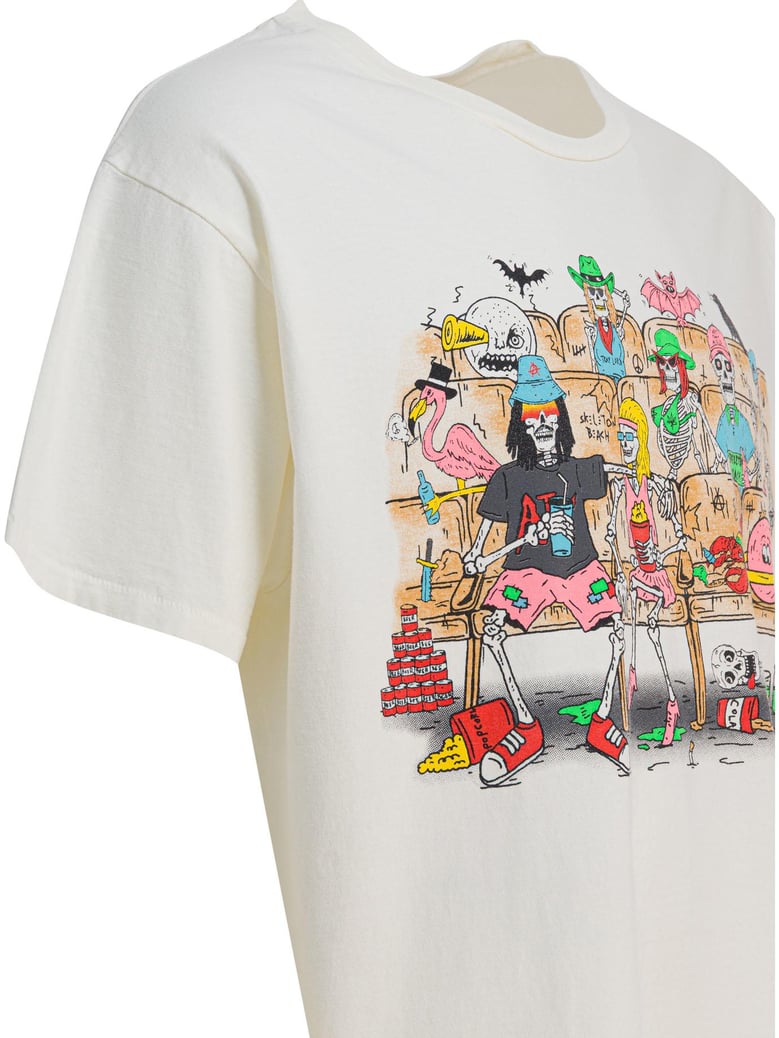 skeleton beach theater tee t-shirt by Selfnex
