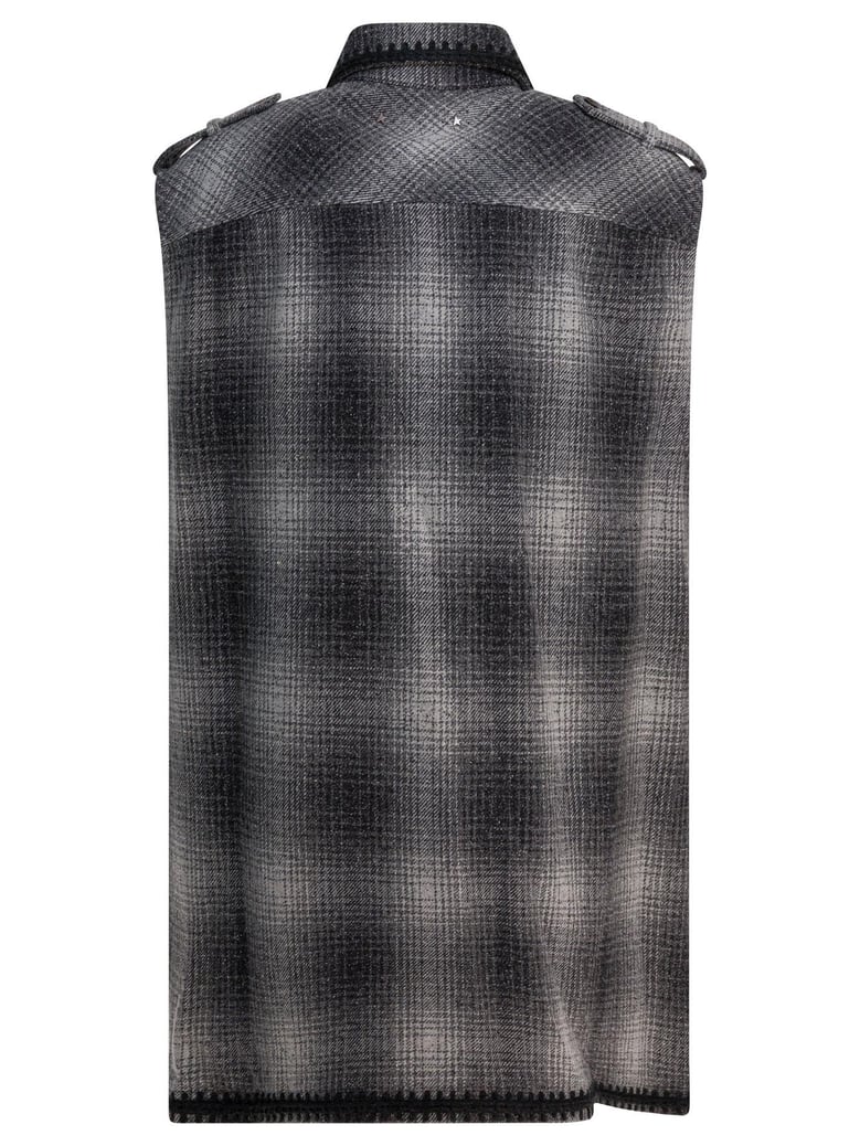 wool-blend chemisier dress by Selfnex