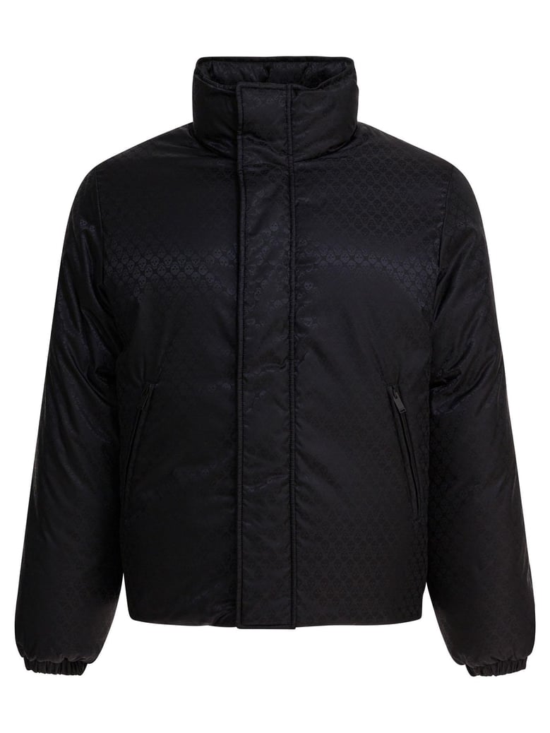 black polyamide polyamide jacket by Selfnex
