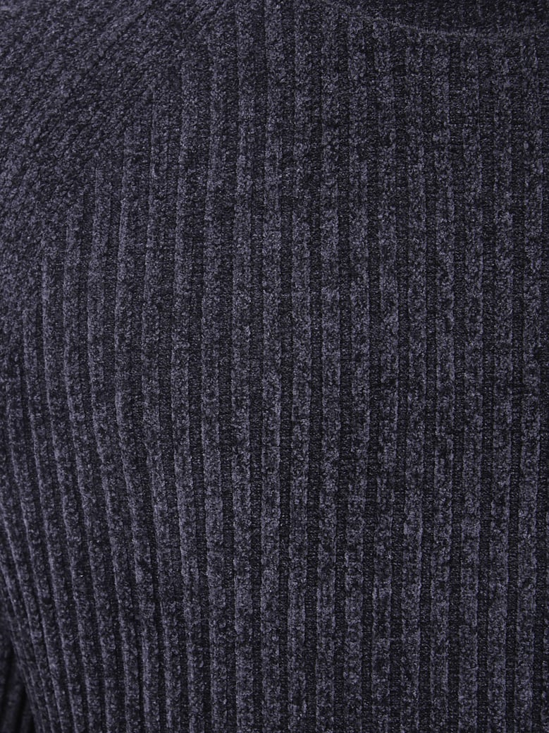 velvet rave turtleneck knit sweater by Selfnex