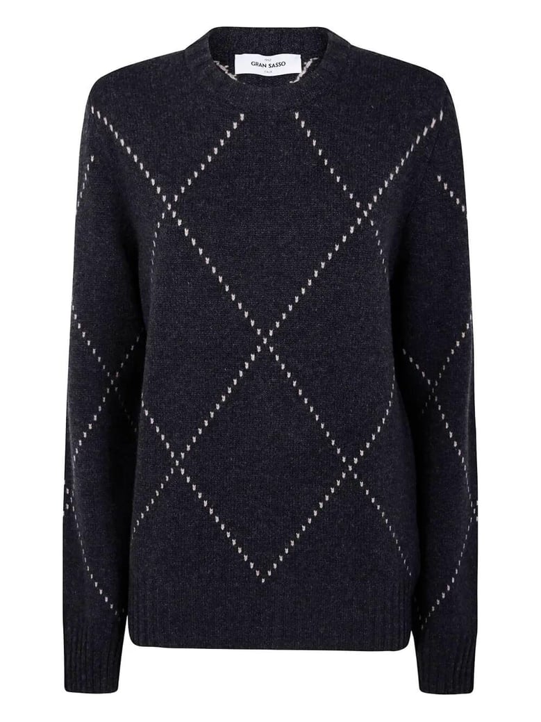 round neck gransasso paricollo sweater by Selfnex