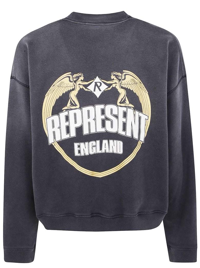 represent angel border sweatshirt by Selfnex