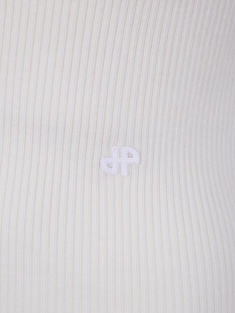 rib turtle neck jumper by Selfnex