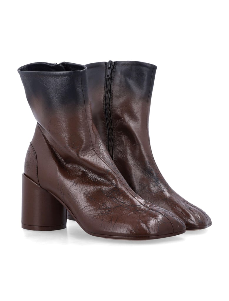 mm6 maison margiela anatomic leather ankle boots by Selfnex