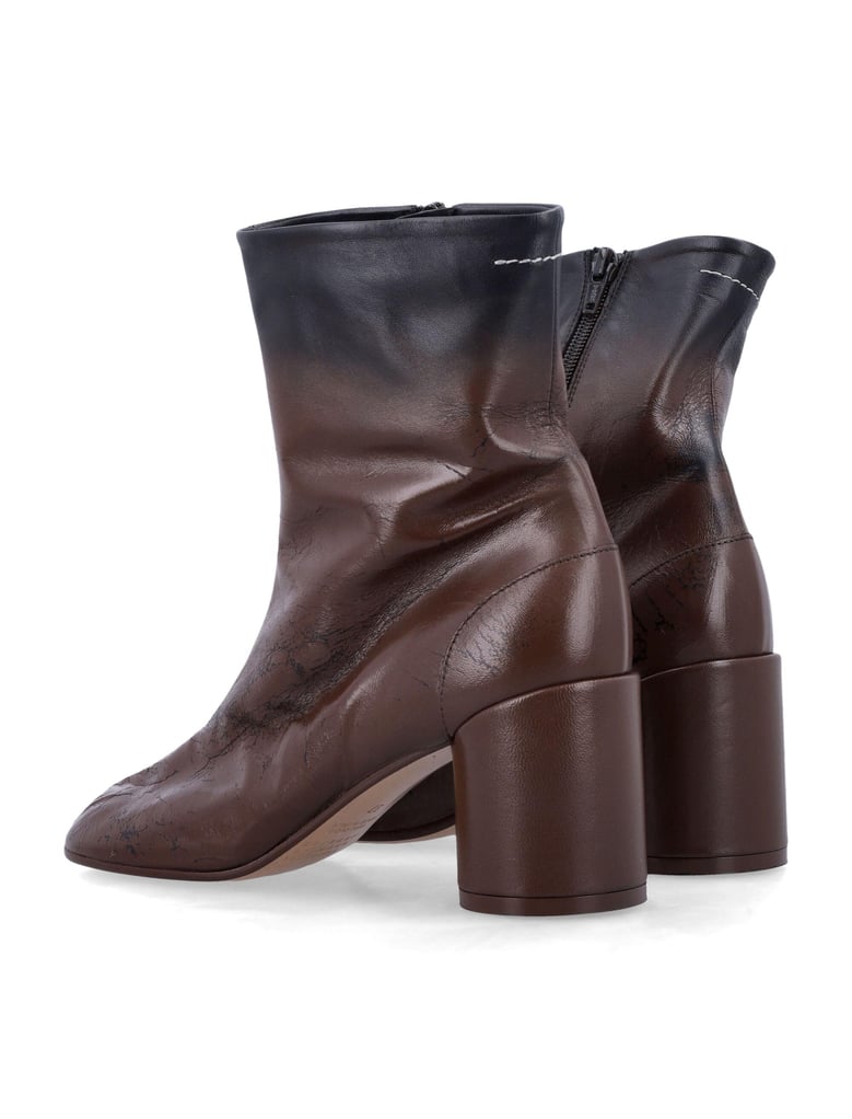 mm6 maison margiela anatomic leather ankle boots by Selfnex