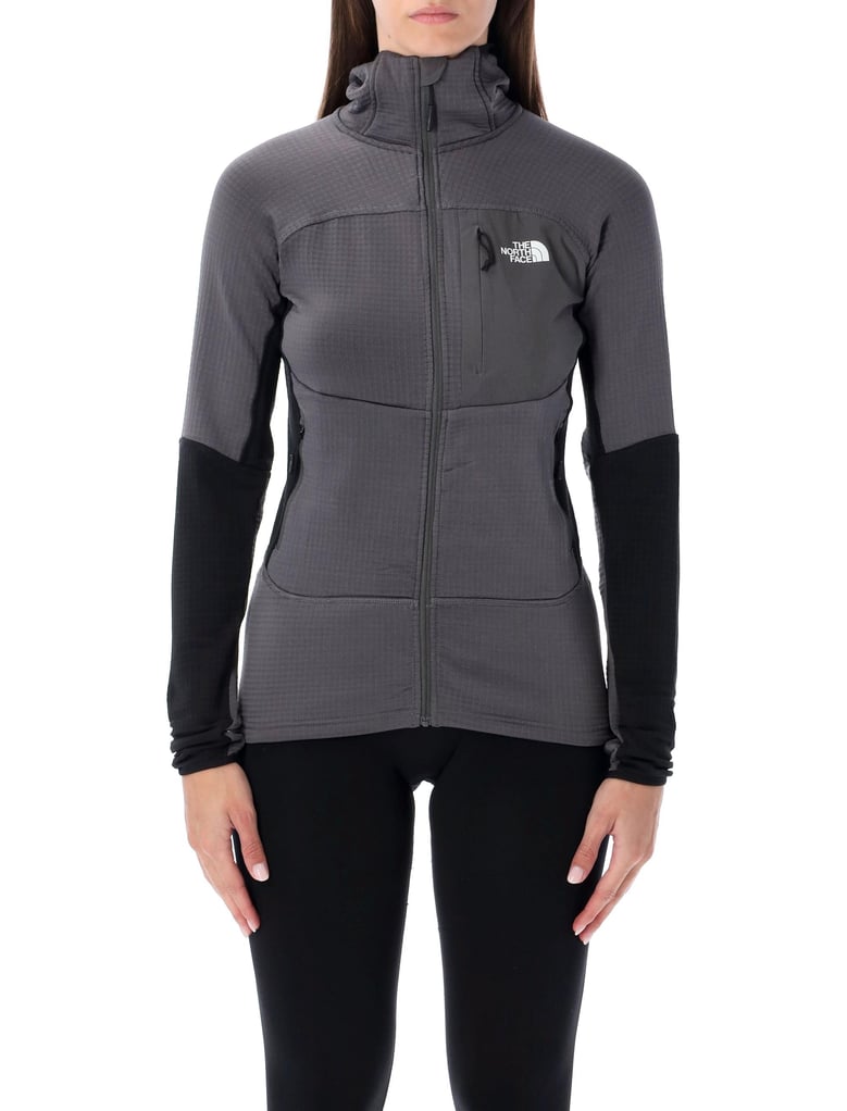 the north face stormgap grey polartec® hooded jacket by Selfnex